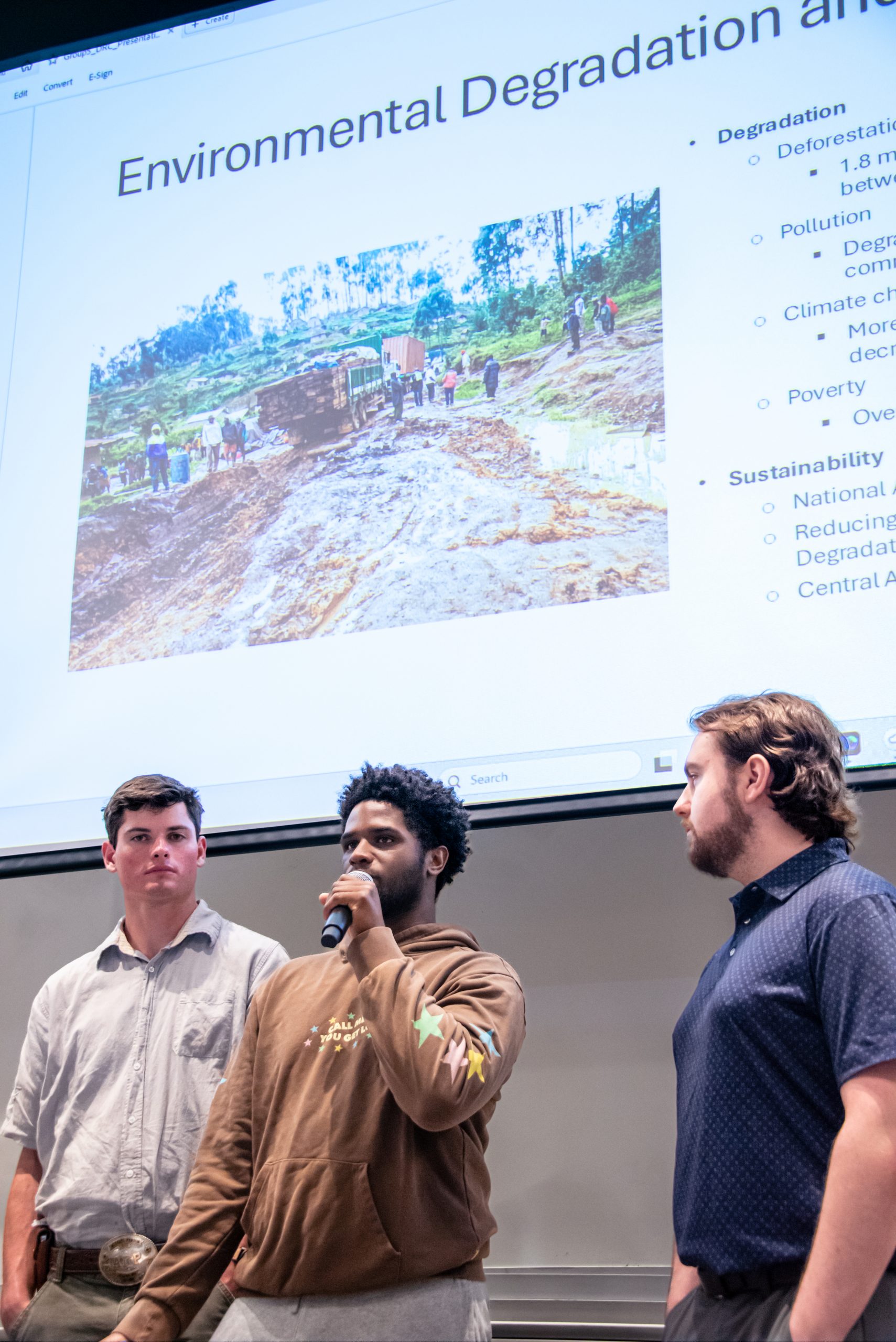 Students in a classroom